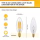 thumbnail image 2 of Bombillas LED Hizashi, 60 W, 2700 K, E12, candelabro, paquete de 12, 2 of 8