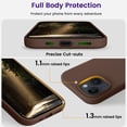 thumbnail image 4 of Compatible with iPhone 15 Case, Silicone Shockproof Slim Thin Phone Case for iPhone 15 (6.1 inch), (Chocolate), 4 of 12