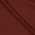 thumbnail image 4 of HomeDM Mens Quarter Zip Pullover Tops, Long Sleeve Waffle Texture Solid Color Sweatshirts, Wine, 4 of 6