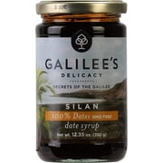 GALILEE'S DELICACY Pure Date Honey Sugar-free - GMO free Silan 100% Date Syrup, 350g