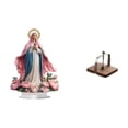 thumbnail image 1 of Mesa Auxiliar De Acrílico Con Base De Madera, Organizador Para Fiestas, Hogar, Cocina, Oficina, Estantería, Festivales, Dormitorio Y Comedor., 1 of 8