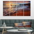 thumbnail image 1 of Design Art - Stunning Ocean Beach at Sunset, 1 of 3