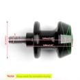 thumbnail image 2 of Pair 8mm Moto CNC Swingarm Swing Arm Spools Spool Sliders For Suzuki Honda Green, 2 of 5
