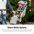 thumbnail image 2 of Schwinn Deluxe Child Carrier, Gray, One Size, 2 of 5