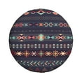 thumbnail image 2 of DouZhe Waterproof Spare Tire Cover, Aztec Boho Ethnic Style Prints Adjustable Wheel Covers Fit for Jeep Trailer RV SUV Car, 15 inch, 2 of 7