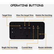 RL-HM200 Digital LCD Display Countdown Clock Target Event Tracking Timer