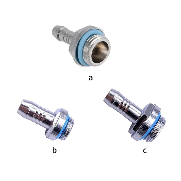 yingyy 6pcs G 1/4 Thread Two-Touch Connector computer water cooling connector Water Cooling Tube Connector Computer Water Cooler Accessory, 6mm