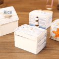 thumbnail image 3 of Caja de almacenamiento de escritorio pequeña caja de madera caja de madera caja de joyas caja de dulces, 3 of 5
