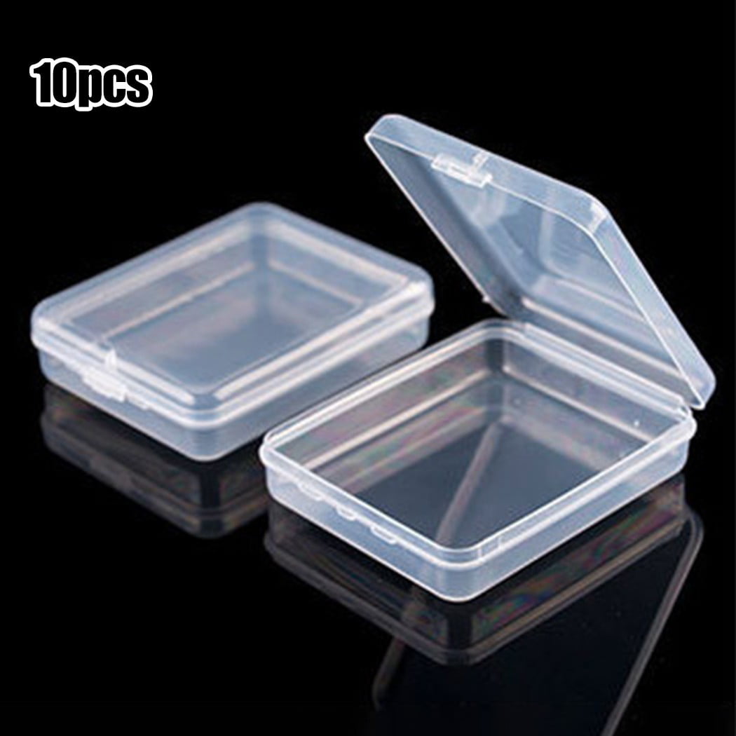 10pcs Compartment Plastic Box Case Jewelry Craft Bead Storage Container Organize