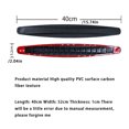 thumbnail image 1 of 2 Pieces Car Bumper Strip Self Adhesive Exterior Corner Protector Nonslip Removable Auto Corner Protector Vehicle Anti-scratch Sticker Rear Universal Red, 1 of 9