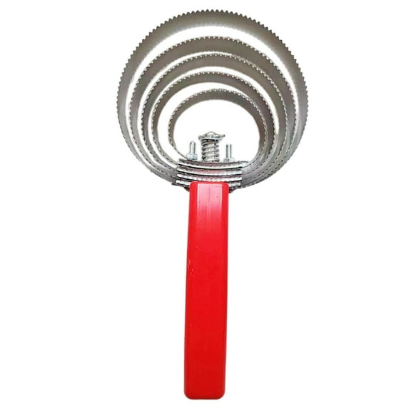 TOOYFUL Reversible Curry Comb Metal Curry Brush Multifunctional with Comfortable Grip Horse Brush Horse Shedding Tool for Cattle Cow 5 Rings
