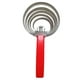 thumbnail image 1 of Peine de curry reversible, cepillo de curry de doble cara, caballo conveniente de acero inoxidable 5 anillos, 1 of 8