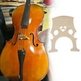 thumbnail image 5 of Musical Instrument Cello Bridge Expertly Shape Wood Texture for Clearer String Resonance Multiple Standard Dimensions, 5 of 9