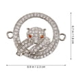thumbnail image 2 of Houderco 2Ud Para Joyería De Collar Y Pulsera Acabado Plateado, 2 of 6