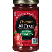 Polaner All Fruit Gluten Free Seedless Strawberry Spreadable Fruit, Seedless Strawberry Fruit Spread, 15.25 OZ