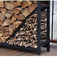 thumbnail image 2 of 4' Straight Firewood Log Rack, 2 of 2