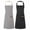 Grey,Black, variant on AOWOO 2Pack Stripes Kids Apron with 2 Pockets, Cooking Aprons for Boys and Girls Ages 6-10, Waterproof Cotton Art Smock for Adjustable Baking Painting Crafts Apron