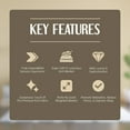 thumbnail image 3 of Jumbo Size Knit Weighted Blanket - King Sized Relaxation and Restful Sleep, Cozy Comfort (Ivory, 17.8 Lbs, 80 Inches x 80 Inches), 3 of 7
