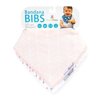 Primo Passi - 2Pk White/Pink Arrows Bandana Bib