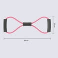 thumbnail image 5 of Visland Resistance Bands Figure 8 Exercise Band Resistance Fitness Equipment Tool for Back Shoulder Neck Stretching Yoga Bands Exercise Loop for Home Workout, 5 of 7