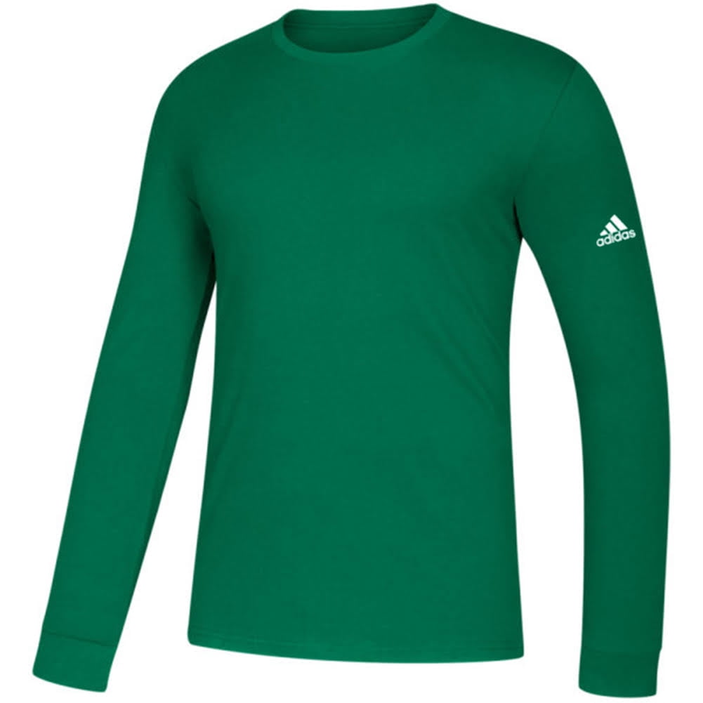 Adidas Men's Go To Performance Climalite Long Sleeve Active Tee Sport T-Shirt, Black, M