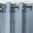 thumbnail image 2 of SAFAVIEH Makena Grommet Curtain Window Panel, 52" x 84", Grey, 2 of 3