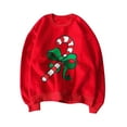 thumbnail image 5 of DPTALR T-Shirt Décontracté à Manches Longues Col Rond Imprimé de Noël pour Femmes, 5 of 5
