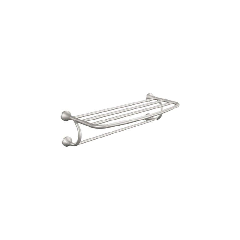 moen yb2894bn eva bathroom hotel towel shelf, brushed nickel Walmart