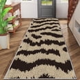 thumbnail image 2 of 2x6 FT Kitchen Runner Rugs Non Skid Washable, Faux Wool Rug Runners for Hallways Bathroom Carpet Runner, Soft Indoor Modern Floor Rug for Entryway Laundry Room, 2 of 11