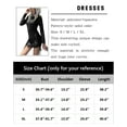 thumbnail image 3 of Sherrylily Womens Bodycon Ruched Mini Dress Long Sleeve Drawstring Casual Party Dresses, 3 of 6
