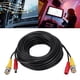 thumbnail image 2 of Cable de alimentación de Vídeo Ecomeon BNC + DC para CCTV Seguridad de cámara Negro 10M, 2 of 6