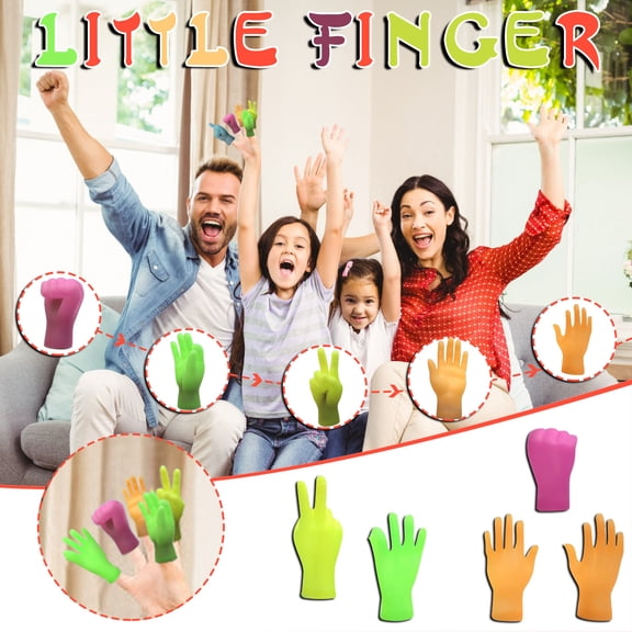 Herrnalise Good Toys for Kids 5PCS Of Finger Puppets Novel And Interesting Game Party With Mini Finger Hand