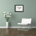 thumbnail image 3 of Trademark Fine Art "Flowers World Map 2" Matted Framed Art by Michael Tompsett, 3 of 3