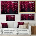 thumbnail image 4 of Designart "Fuchsia Flowers Cascade in Pink and Black" Floral Framed Wall Art Decor - Traditional Pink Fuschia Bedroom Framed Canvas Wall Art, 4 of 6