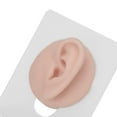 thumbnail image 3 of Exhibición de parte del cuerpo del modelo de oreja de silicona para práctica de perforación y exhibición de joyas Color de piel oscuro, 3 of 6
