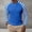 Blue, variant on YANGXINX Men's Long Sleeve T Shirt Waffle Knit Striped Color Block Crewneck Casual Top Soft Breathable Comfort Relaxed Fit Tees