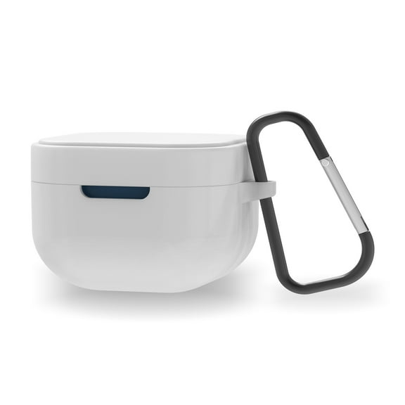 Geekria Silicone Case Cover Compatible with Audio-Technica ATH-SQ1TW True Wireless Earbuds, Earphones Skin Cover, Protective Carrying Case with Keychain Hook, Charging Port Accessible