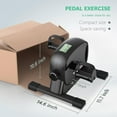 thumbnail image 4 of UPGO Mini Exercise Bike, Under Desk Bike Pedal Exerciser Portable Foot Cycle Arm & Leg Peddler Machine with LCD Screen Displays, 4 of 8