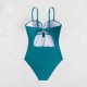 thumbnail image 5 of Trajes de baño para mujer, moda de verano para mujer, color sólido con cojín en el pecho y sin soporte de acero, traje de baño con tirantes sin espalda, trajes de baño para mujer, trajes de baño para, 5 of 9