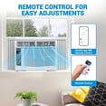 thumbnail image 4 of Ourlova 6000-BTU Window Air Conditioner Wi-Fi Enabled Up to 250 Sqf Window AC Units with Cool and Fan Functions Washable Filter Adjustable Window Kit Digital Temperature Display Remote Control, 4 of 8