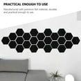 thumbnail image 3 of LEORX 12Pcs Black Felt Board Wall Panels Sound Absorption for Living Room Game Room 11.79X11.79X0.35In, 3 of 8