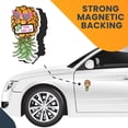 thumbnail image 3 of This Side Up Upside Down Pineapple with Sunglasses Magnet Decal, 3x6 inch, 3 of 10