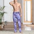 thumbnail image 2 of Sikiie flower crystal Skull Mens Pajama Pants Sleep & Lounge Pants, PJ Bottoms With elastic waistb and Pockets XX-Large, 2 of 6