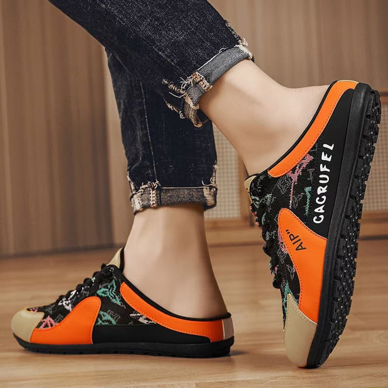 Mens Slip on Mules Fashion Sneakers Fashion Casual Canvas  display picture 1