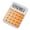 Orange, variant on Cute Calculator 12 Digit Large LCD Display Big Round Button Gradient Candy Colored Dual Power Supply Calculator Suitable for Office School Home for Kids Students Accountant