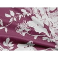 thumbnail image 4 of oneOone Rayon Dark Magenta Fabric Florals Fabric For Sewing Printed Craft Fabric By The Yard 56 Inch Wide-QOY, 4 of 6