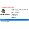 thumbnail image 2 of Front Lower Ball Joint - Compatible with 2008 - 2010, 2012 Mazda 5 2009, 2 of 2