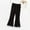 Black, variant on uublik Girls Flare Leggings 2-13 Years Stretch High Waist Kids Dance Yoga Casual Pants White