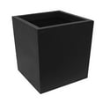 thumbnail image 1 of Tierra Verde 14" x 14" Citadel Square Planter In Slate, Made from recycled materials, 1 of 6