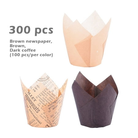

300pcs Paper Cup Baking Baby Shower Cupcake Liner Home Muffin Wrapper Party Cake